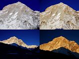 9 12 Makalu West Face, West Pillar, And Southwest Face At Beginning Of Sunset From East Col Camp The late afternoon light slowly changed from white to golden at sunset on the Makalu West Face, Makalu West Pillar, and Makalu Southwest Face from East Col Glacier Camp (5800m).